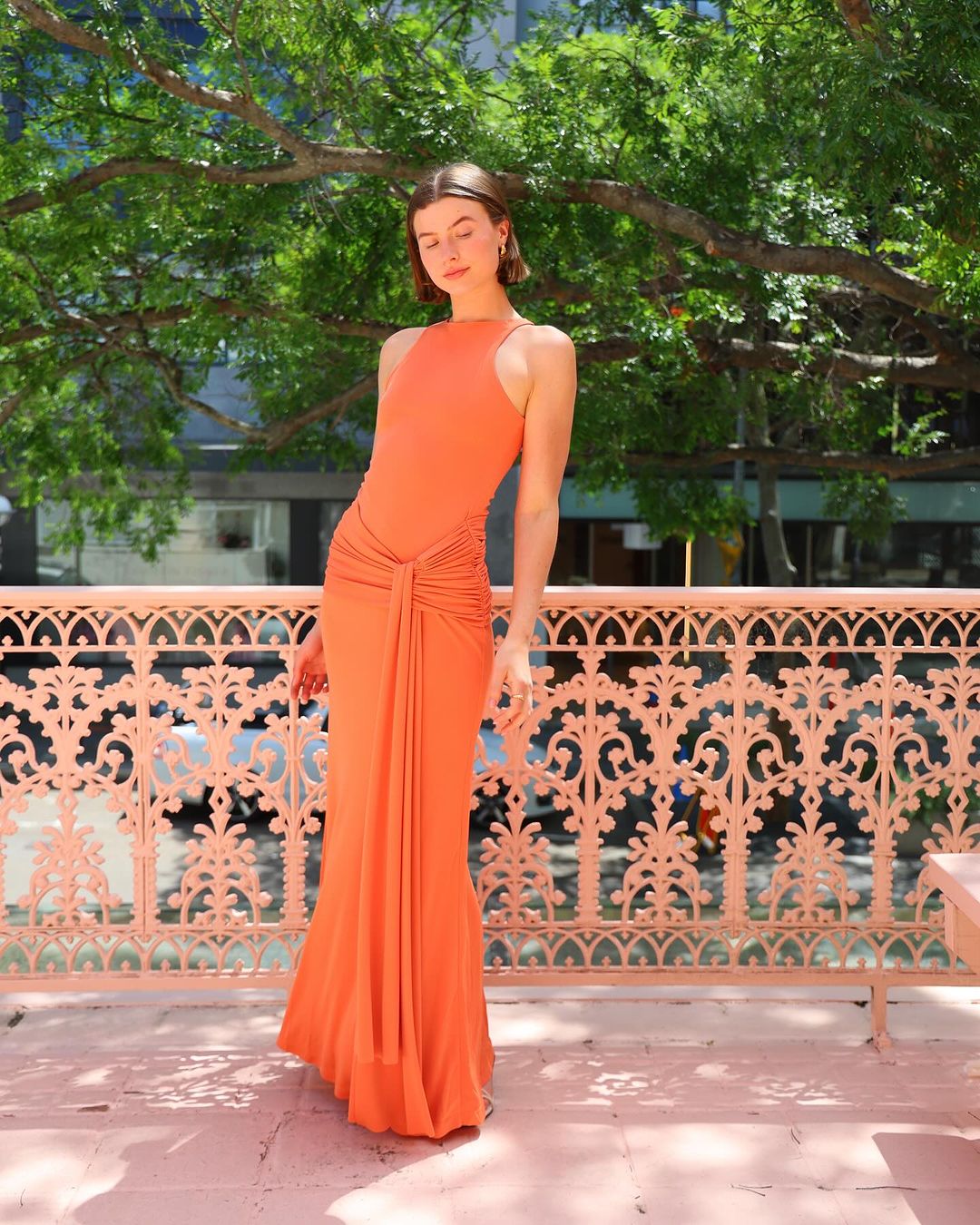 Charli Sarong Dress - Sunset