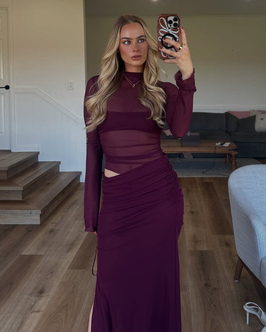Mable Maxi - Plum