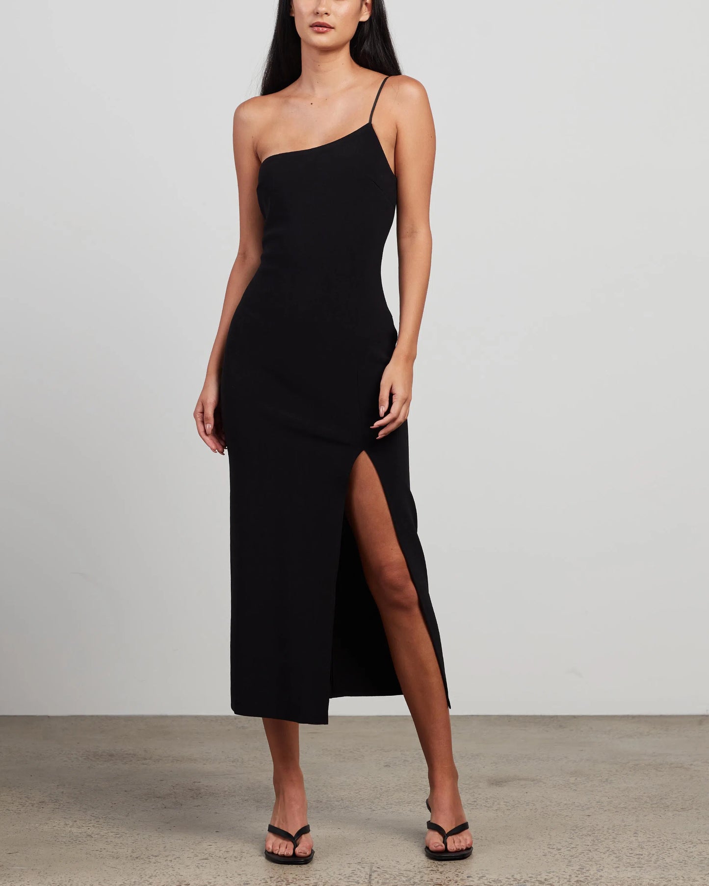 Raphaela Midi Dress - Black