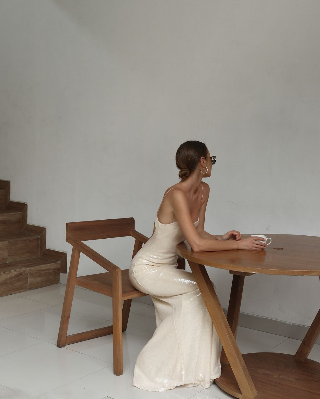 Juliano Sequin Slip - Light Toffee