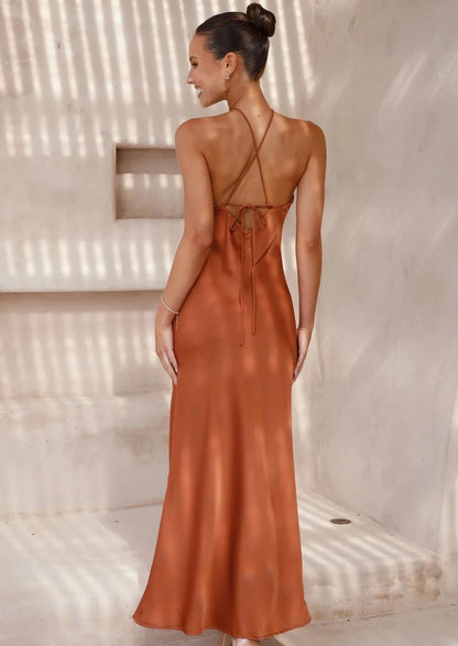 Chiara Maxi Dress - Copper