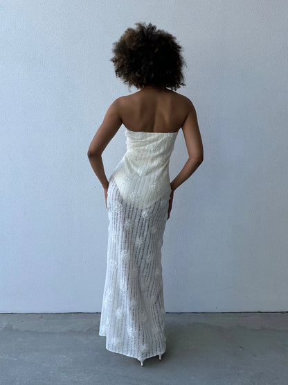 Amelie Strapless - Ivory