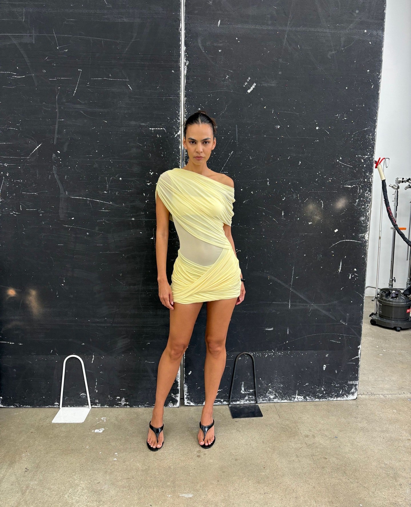 Otto Mini Dress - Lemon