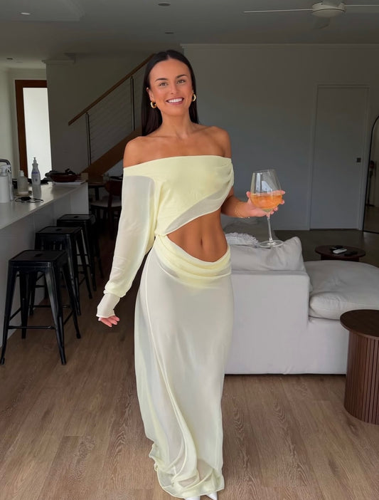 Imogen Dress - Lemon