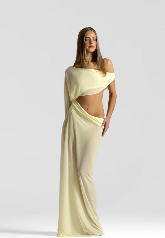 Imogen Dress - Lemon