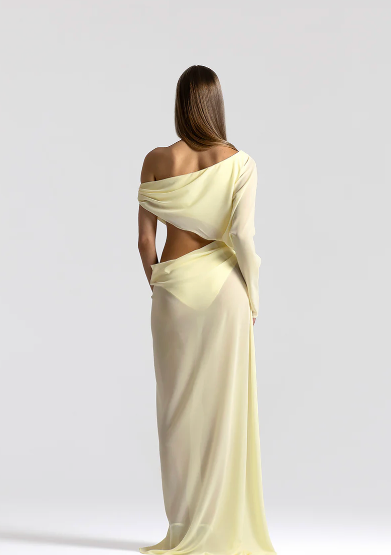 Imogen Dress - Lemon
