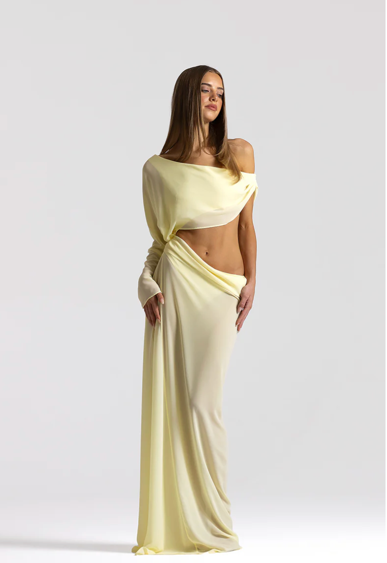 Imogen Dress - Lemon